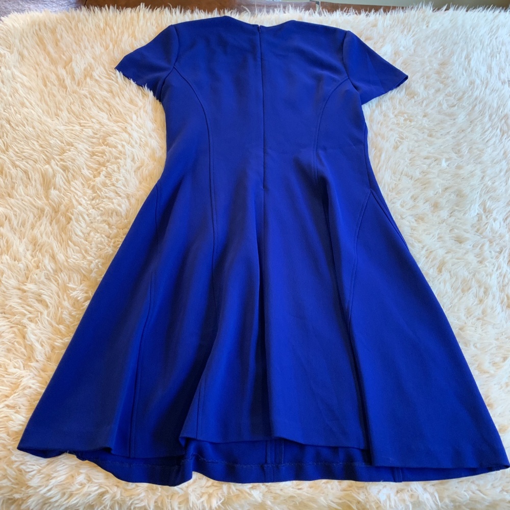 ❌SOLD❌Theory Modern Seamed Fit & Flare Shift Blue - Picture 3 of 8